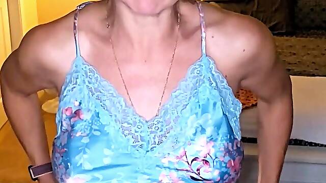 Sexy webcam brunette with big boobs