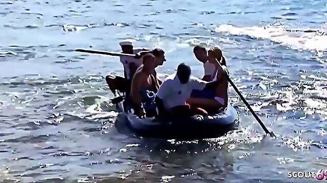 Hot Girl Raw Beach Anal Gangbang On Holiday Trip - Lea Lazure